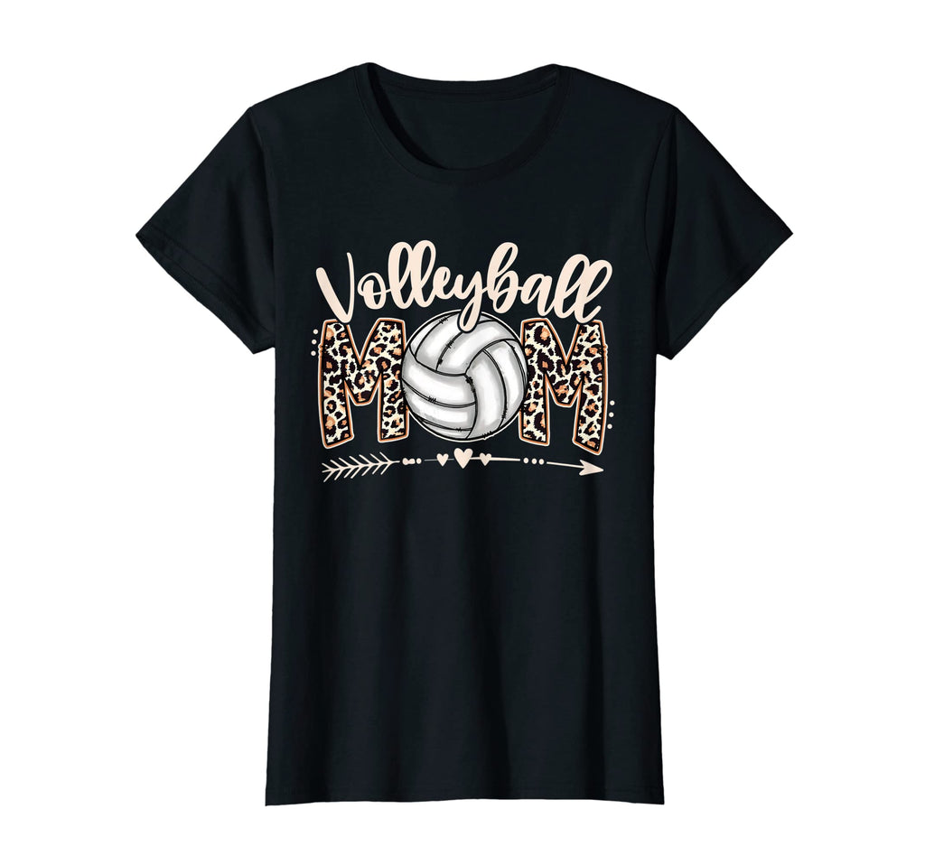 Womens Leopard Baseball Mom Messy Bun T-Shirt - Custom Art Print Unisex - T-Shirt, Sweatshirt, Hoodie