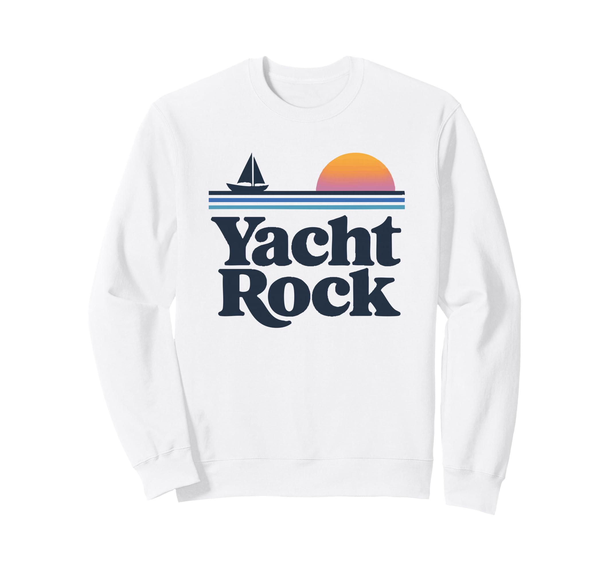 Yacht Rock Sunset Sweatshirt - Minimalist Print Unisex - T-Shirt, Sweatshirt, Hoodie
