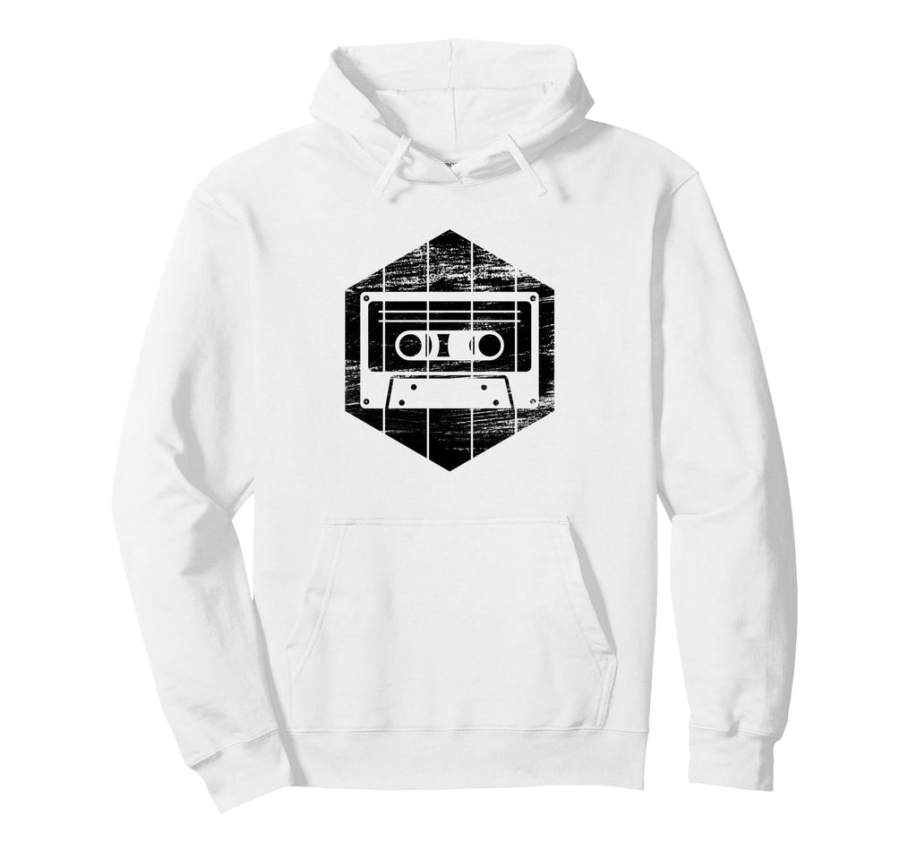 80S Cassette Tape Hoodie - Casual Everyday Wear for Adults - T-Shirt, Sweatshirt, Hoodie