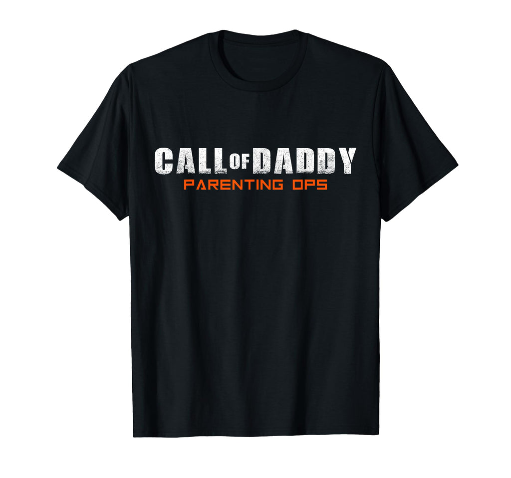 Call Daddy Parenting Ops Orange T-Shirt - Trendy Graphic for Adults - T-Shirt, Sweatshirt, Hoodie