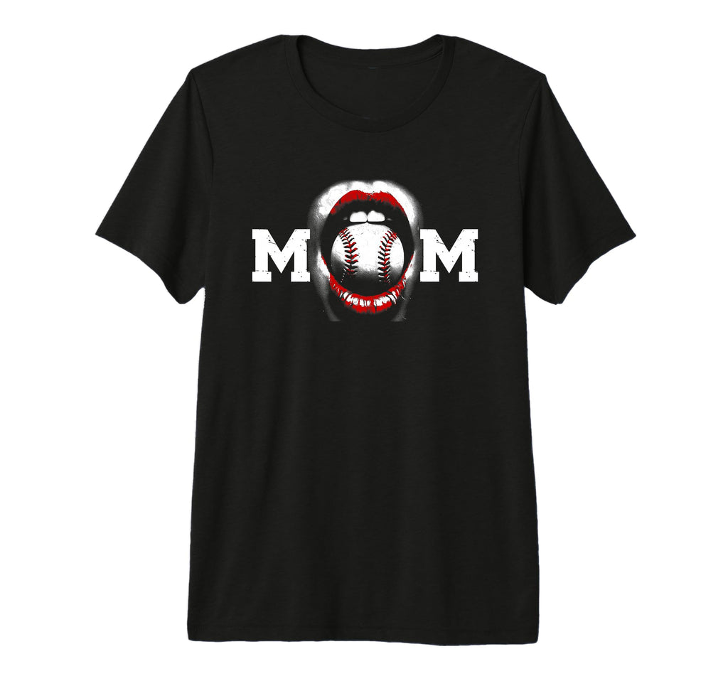 Baseball Mom Funny Mama Mother Baseball T-Shirt - Custom Art Print Unisex - T-Shirt, Sweatshirt, Hoodie