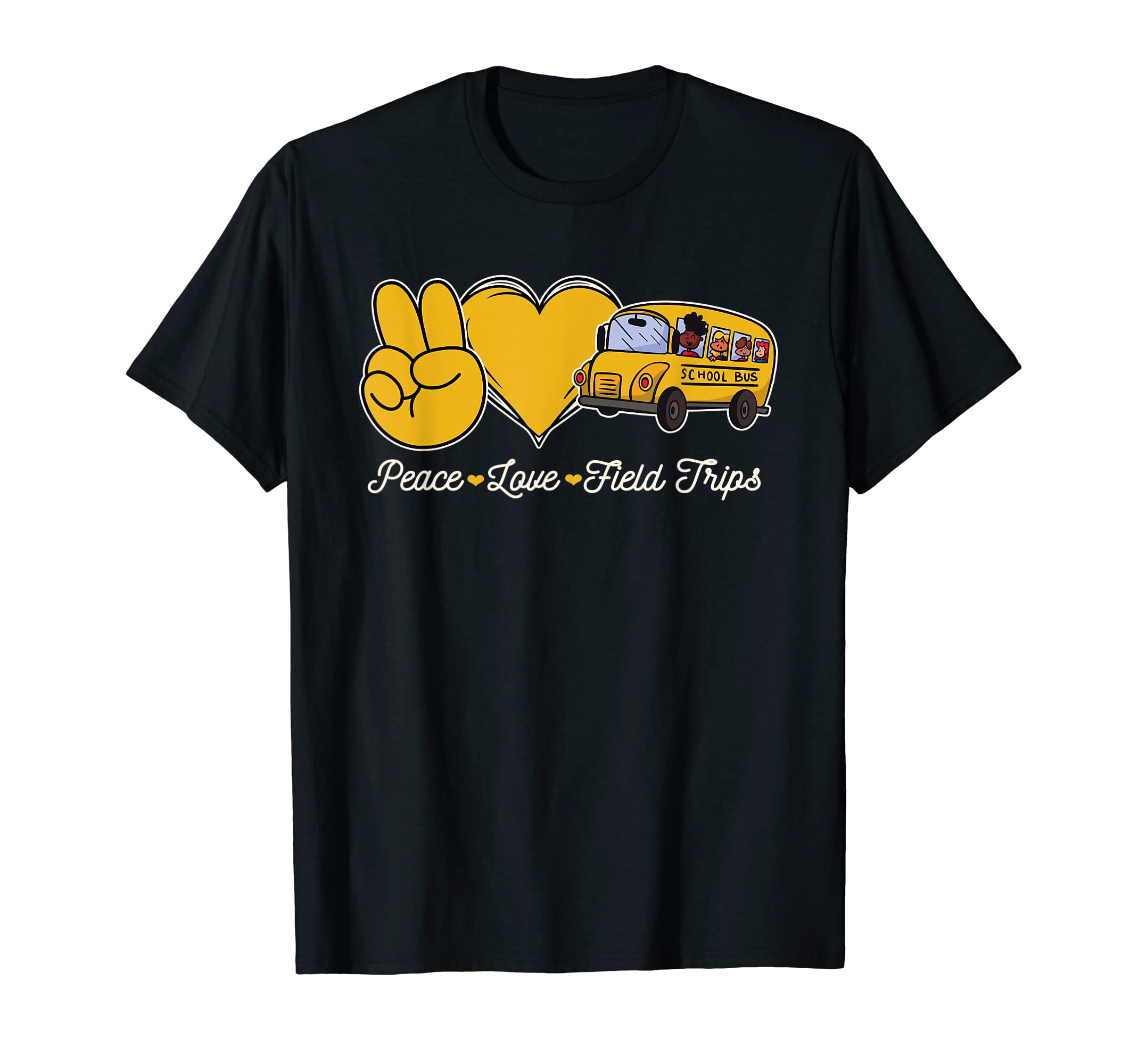 Fieldtrips Peace Love Field Trips T-Shirt - Graphic Print Men Women - T-Shirt, Sweatshirt, Hoodie