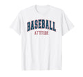 Baseball Attitude Athletic Baseball T-Shirt - Aesthetic Graphic for Adults - T-Shirt, Sweatshirt, Hoodie