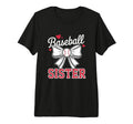 Baseball Sister Sport Lover Sister T-Shirt - Custom Art Print for Adults - T-Shirt, Sweatshirt, Hoodie