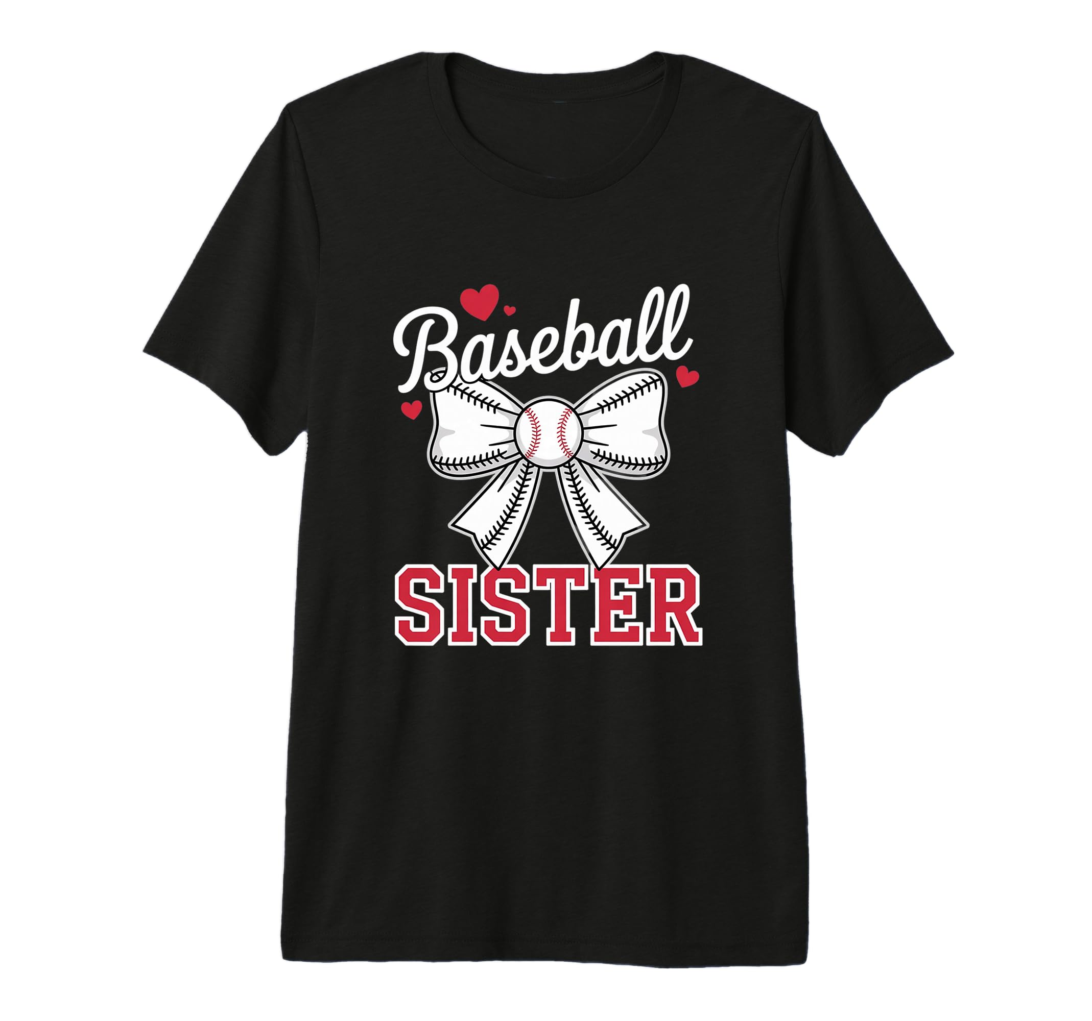 Baseball Sister Sport Lover Sister T-Shirt - Custom Art Print for Adults - T-Shirt, Sweatshirt, Hoodie