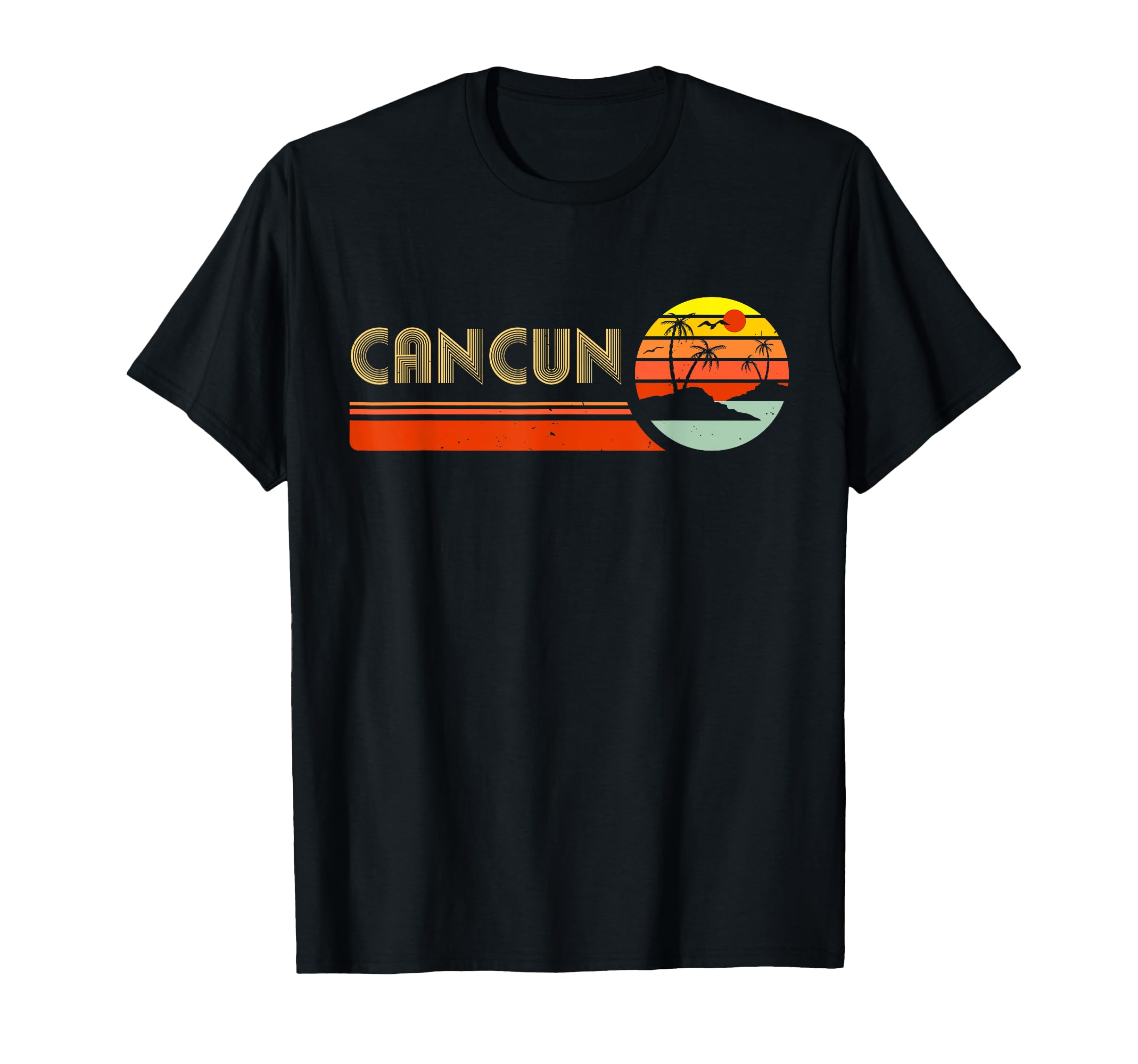 Canc N Mexico Mexican Beach Sunset T-Shirt - Graphic Print Men Women - T-Shirt, Sweatshirt, Hoodie