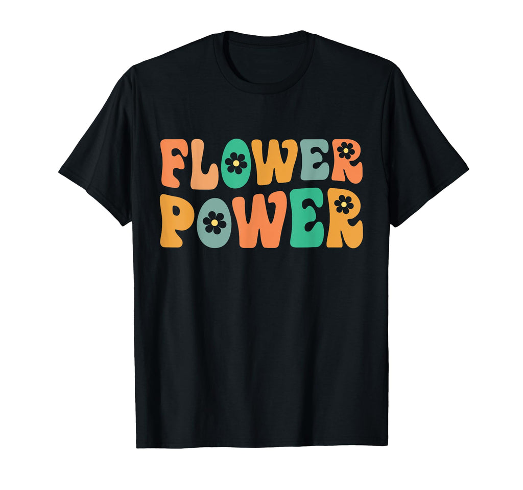 Flower Power Hippie 60S 70S Sunflower T-Shirt - Unique Graphic for Adults - T-Shirt, Sweatshirt, Hoodie