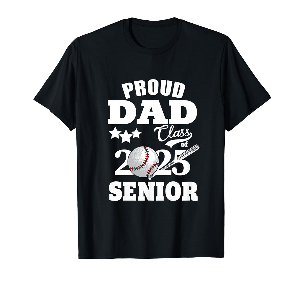 Proud Dad Class 2025 Graduation Senior T-Shirt - Custom Art Print Unisex - T-Shirt, Sweatshirt, Hoodie