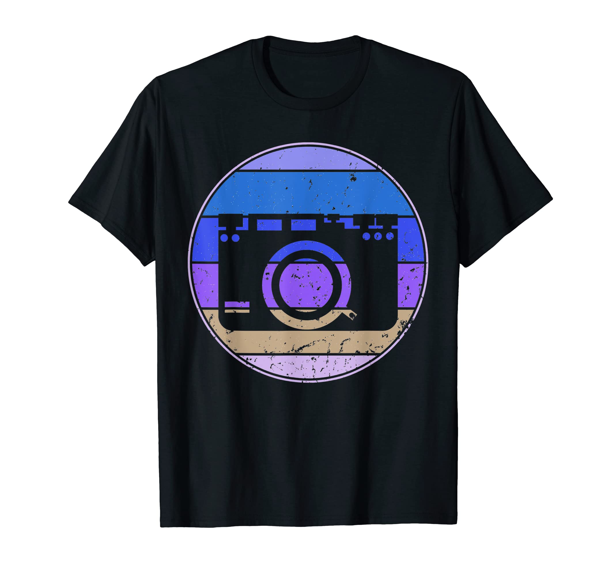 Camera Camera Silhouette Photographer T-Shirt - Custom Art Print Unisex - T-Shirt, Sweatshirt, Hoodie
