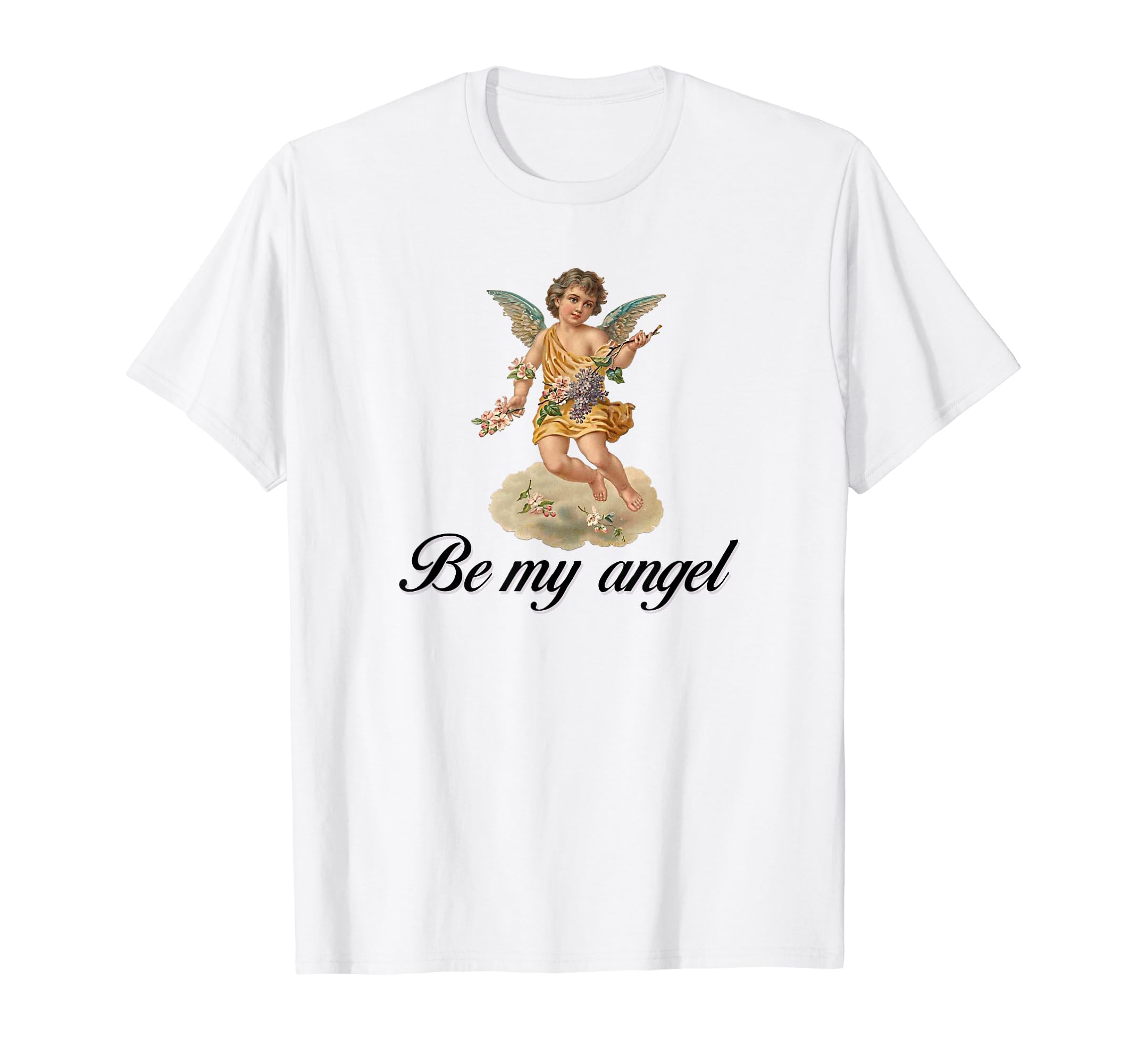 Angel Coquette Girlcore Y2K Aesthetic T-Shirt - Trendy Graphic for Adults - T-Shirt, Sweatshirt, Hoodie