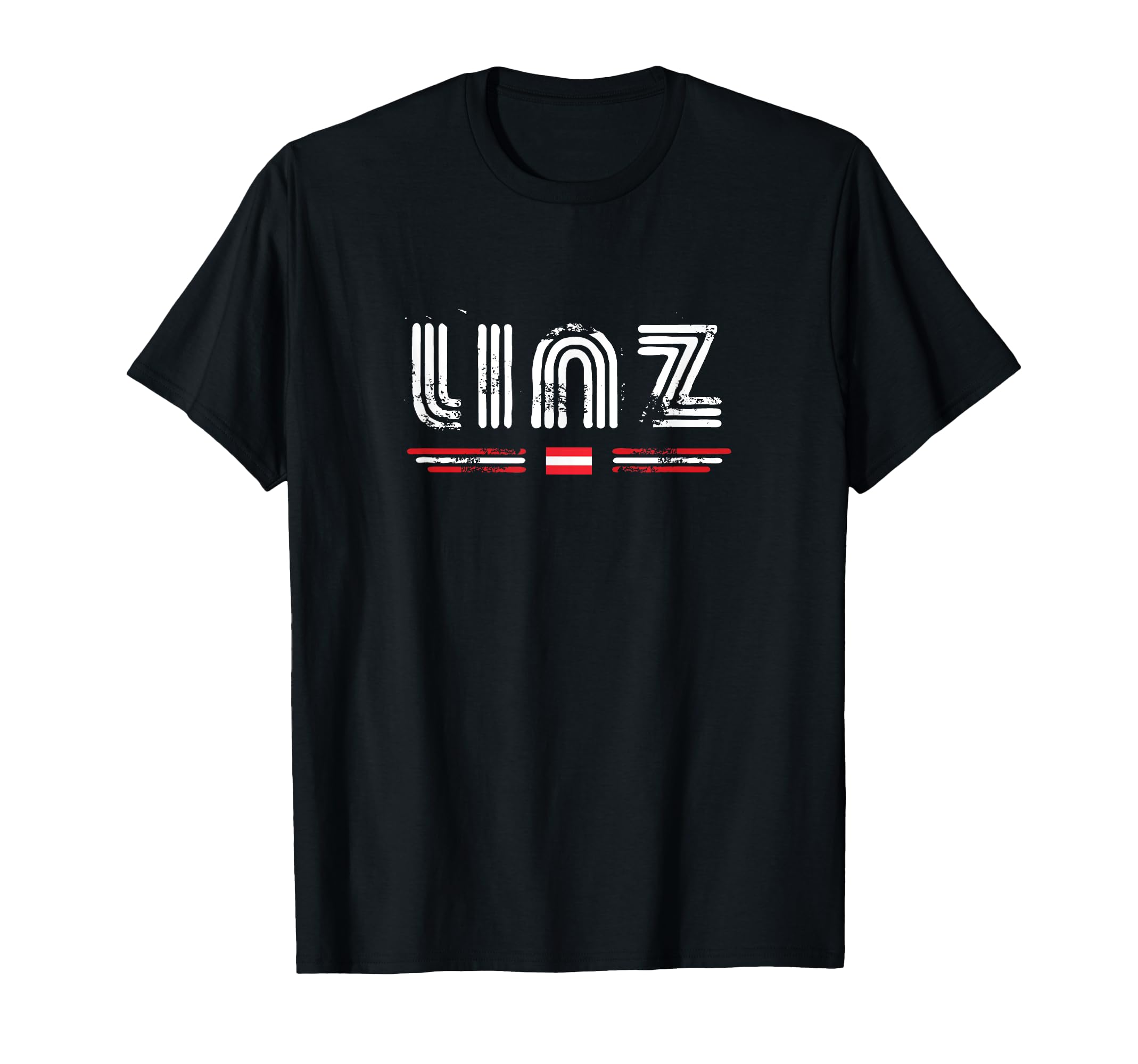 Linz Austria 70S 80S Type Flag T-Shirt - Streetwear Style for Adults - T-Shirt, Sweatshirt, Hoodie