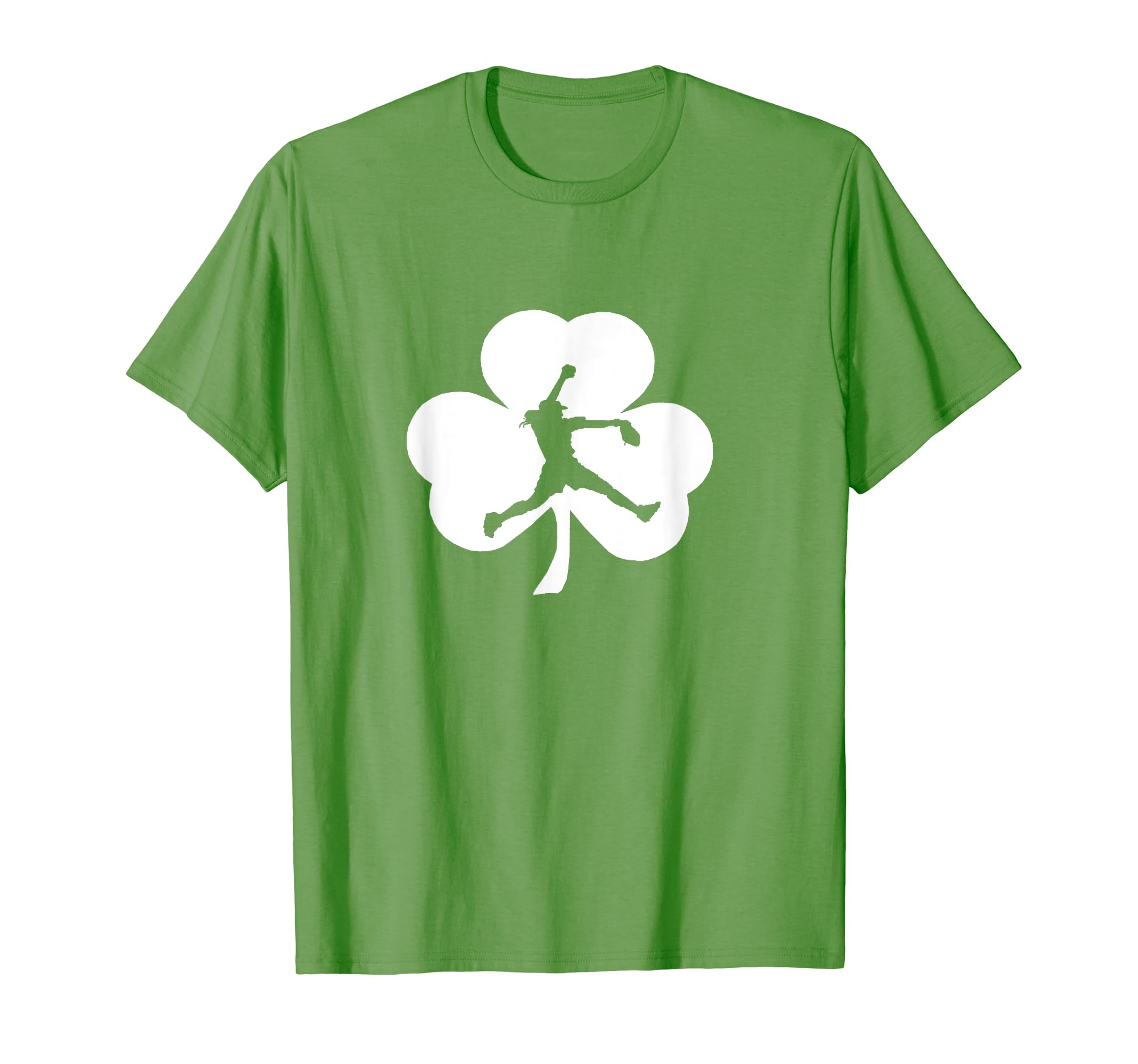 Softball Pitcher Irish Shamrock T-Shirt - Aesthetic Graphic for Adults - T-Shirt, Sweatshirt, Hoodie
