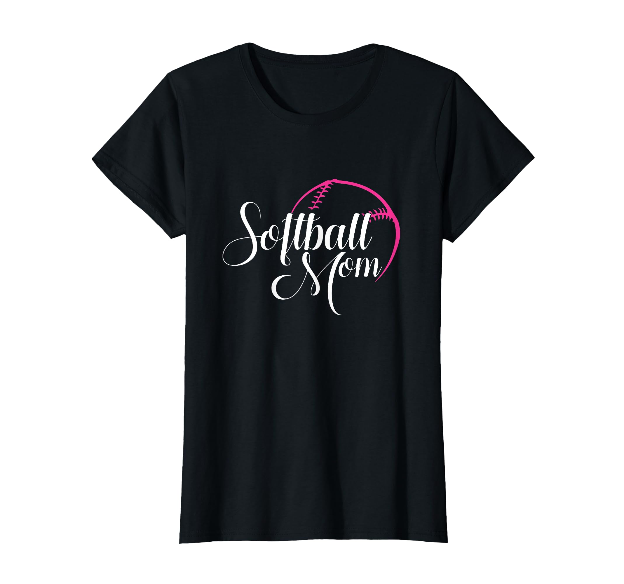 Mother Softball Mama Mommy Baseball T-Shirt - Custom Art Print for Adults - T-Shirt, Sweatshirt, Hoodie