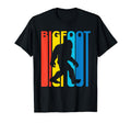 1970S Rainbow Bigfoot Silhouette T-Shirt - Novelty Apparel Unisex - T-Shirt, Sweatshirt, Hoodie