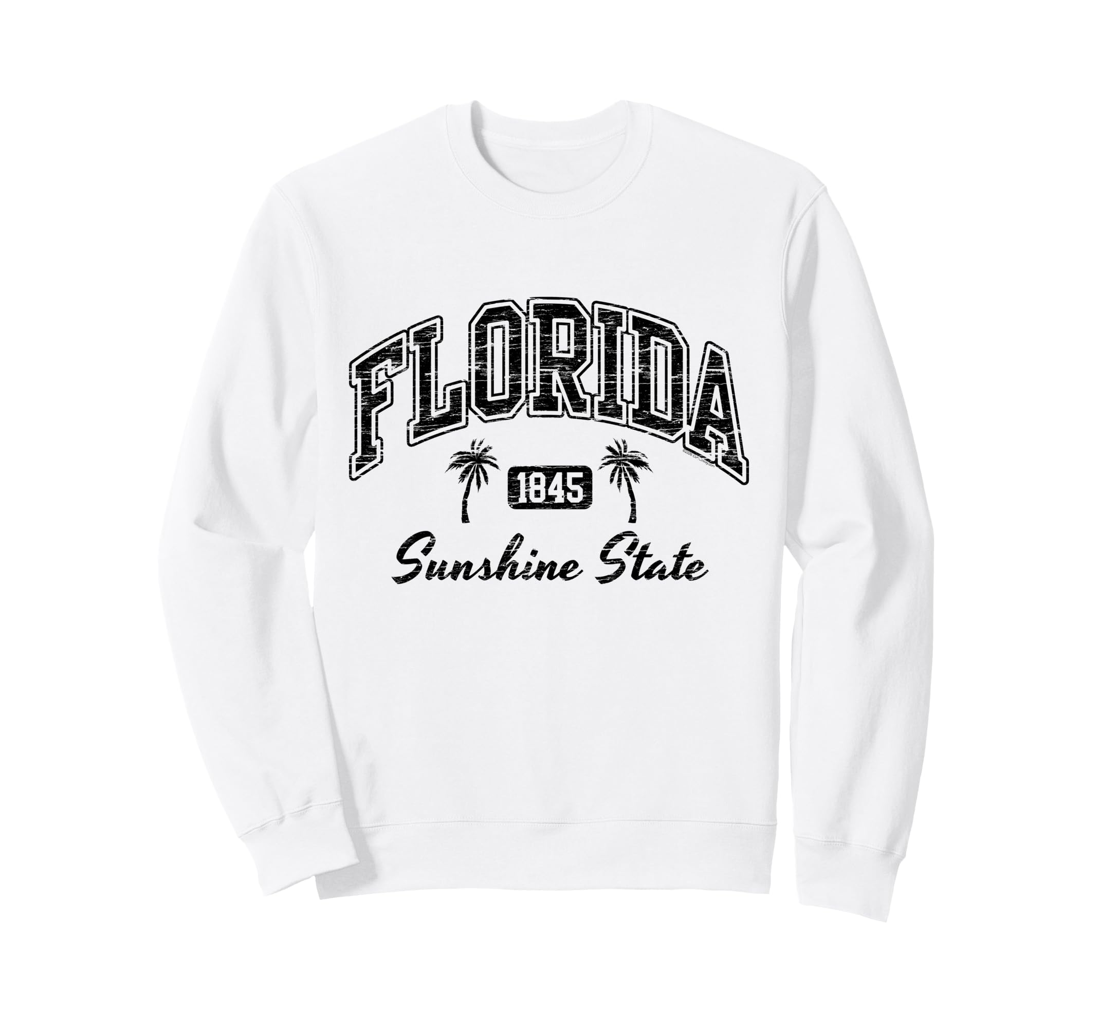 Florida Souvenir Beach 80S Sweatshirt - Aesthetic Graphic for Adults - T-Shirt, Sweatshirt, Hoodie
