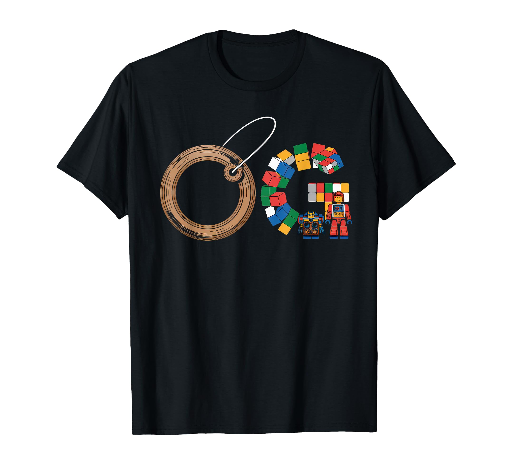 Old School Og Hip Hop Vinyl Cds T-Shirt - Fun Novelty Design Men Women - T-Shirt, Sweatshirt, Hoodie