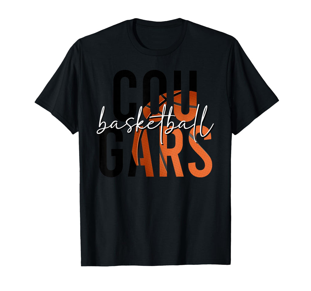 Cougars Basketball Mom Game Day Cougar T-Shirt - Aesthetic Graphic Unisex - T-Shirt, Sweatshirt, Hoodie