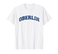 Oberlin Ohio Varsity Grey T-Shirt - Minimalist Print Unisex - T-Shirt, Sweatshirt, Hoodie
