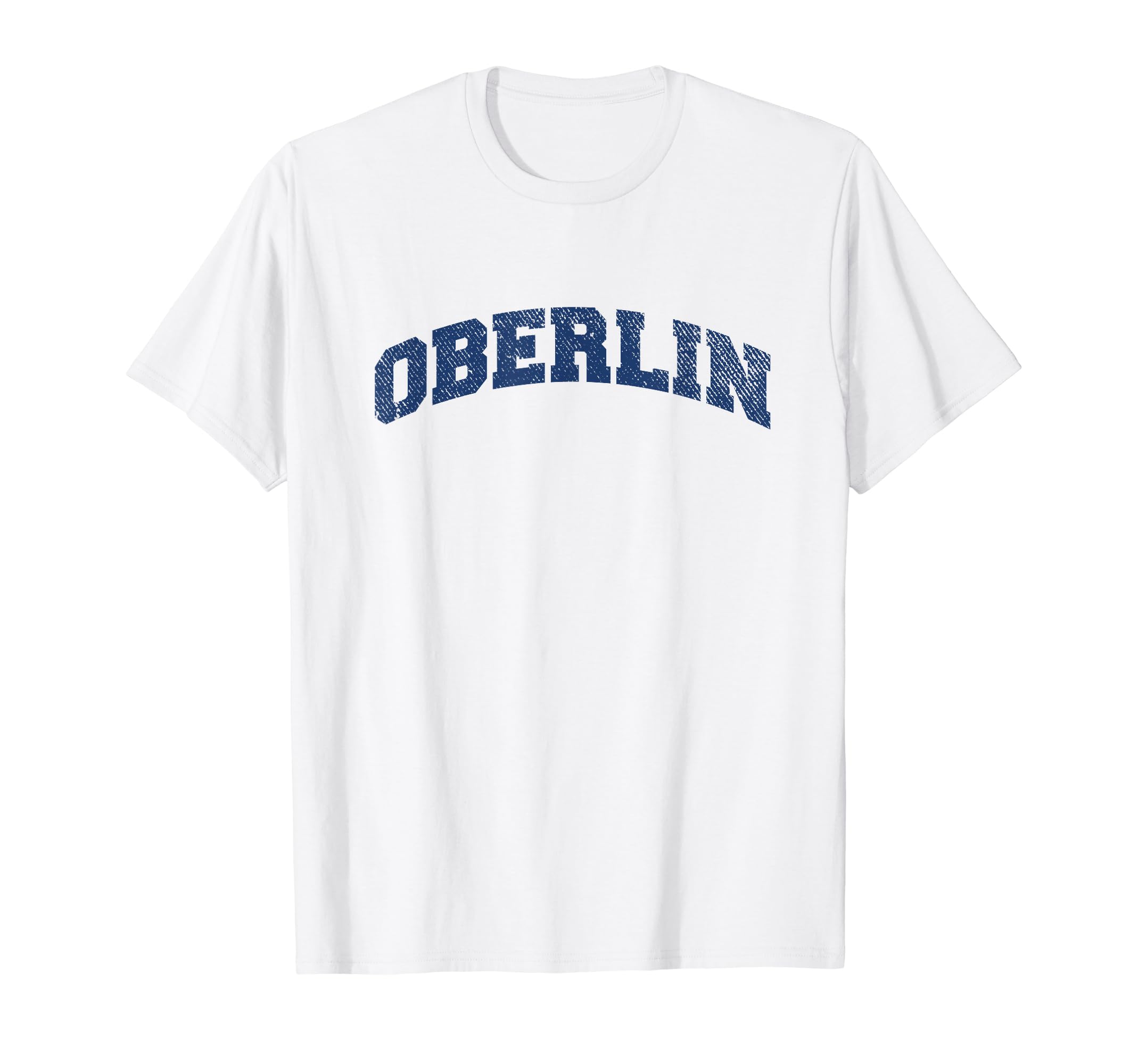 Oberlin Ohio Varsity Grey T-Shirt - Minimalist Print Unisex - T-Shirt, Sweatshirt, Hoodie