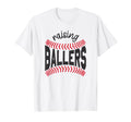 Raising Ballers Mom Baseball T-Shirt - Casual Everyday Wear Men Women - T-Shirt, Sweatshirt, Hoodie