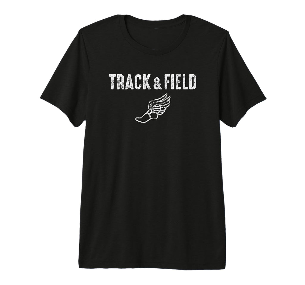 Track Field Track Team Tri Blend T-Shirt - Unique Graphic for Adults - T-Shirt, Sweatshirt, Hoodie