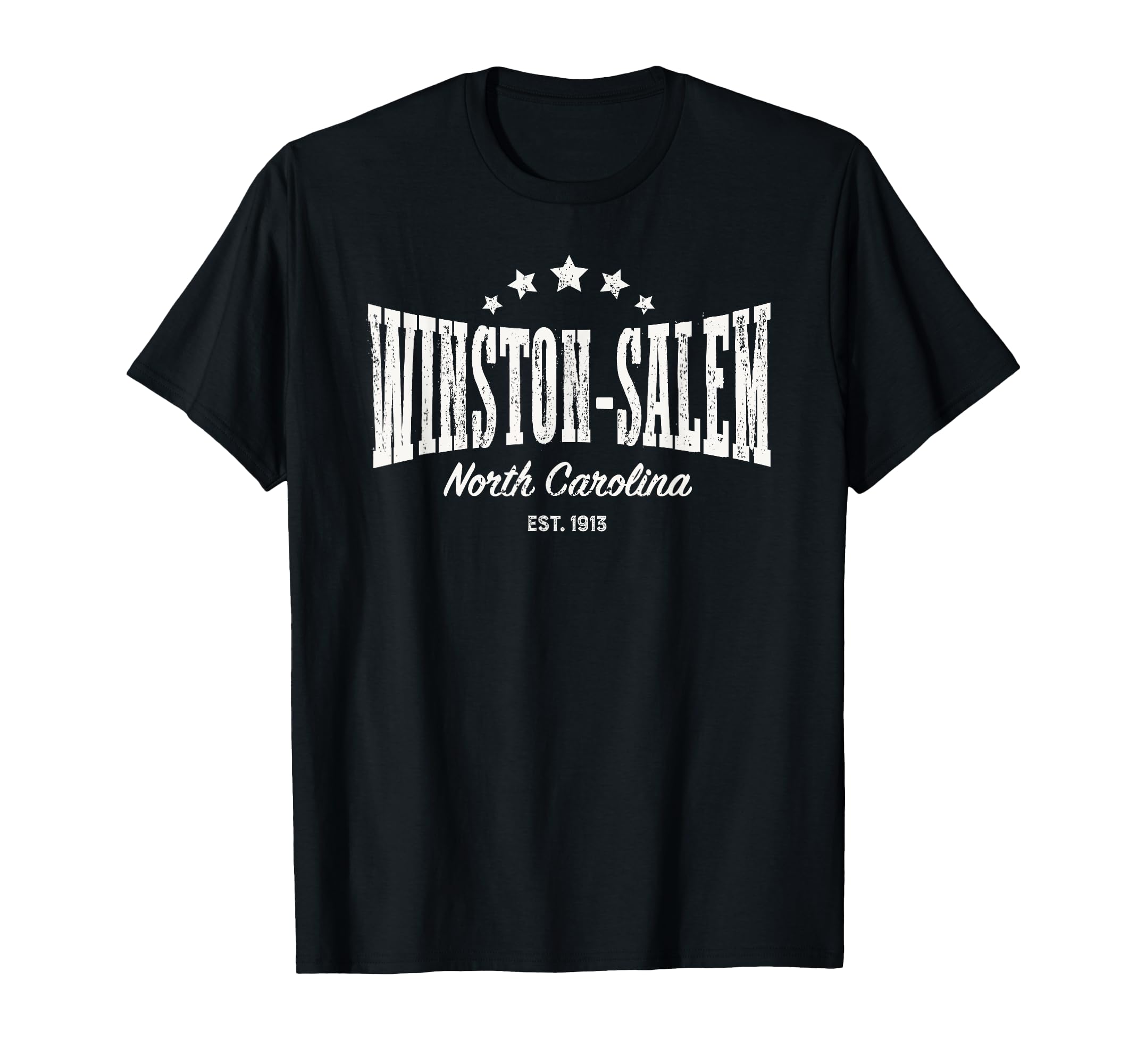 Winston Salem Nc Distressed Home T-Shirt - Aesthetic Graphic Men Women - T-Shirt, Sweatshirt, Hoodie
