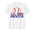 Lil Bro Rookie 1St Birthday Baseball T-Shirt - Graphic Print Men Women - T-Shirt, Sweatshirt, Hoodie
