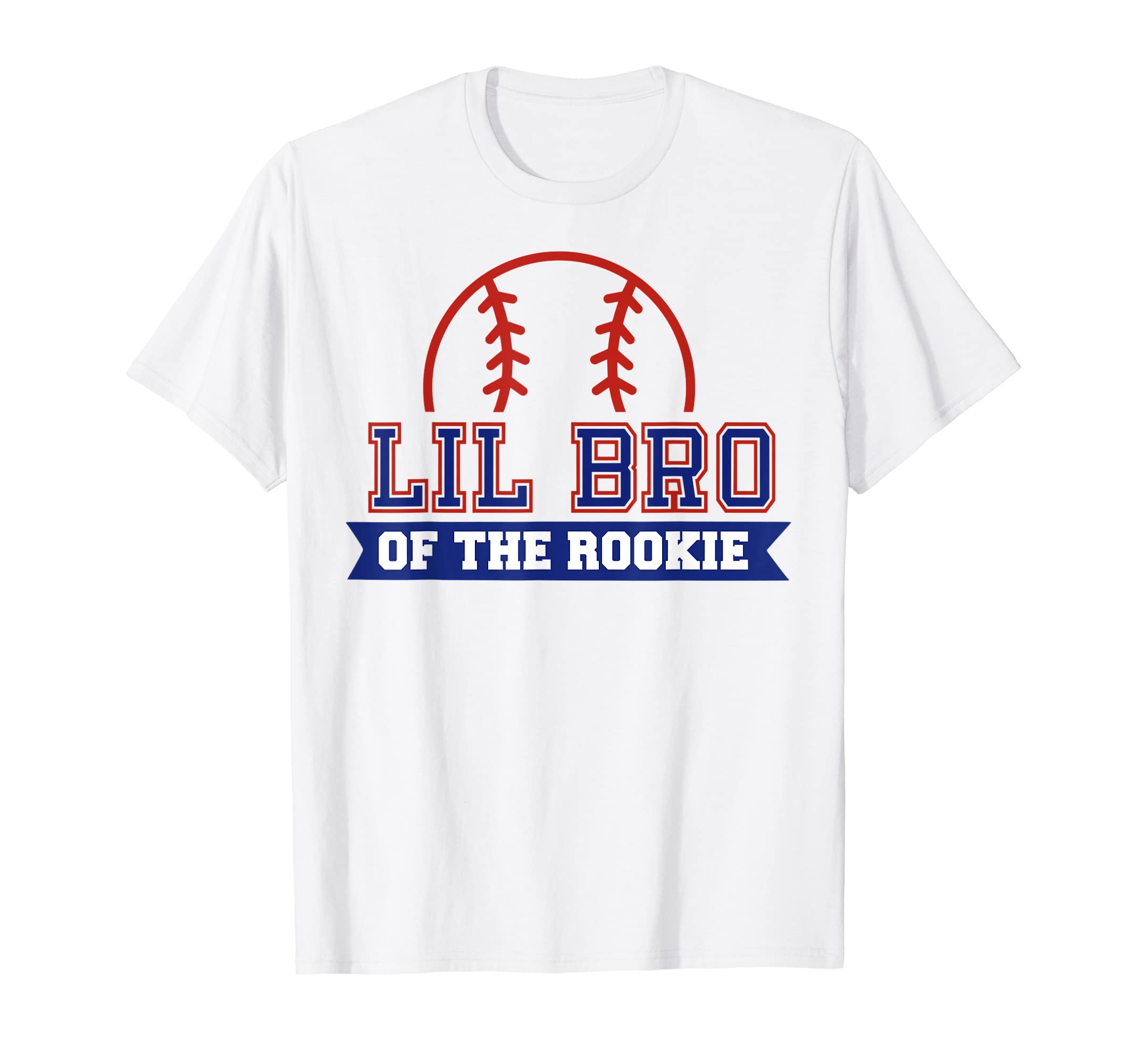 Lil Bro Rookie 1St Birthday Baseball T-Shirt - Graphic Print Men Women - T-Shirt, Sweatshirt, Hoodie