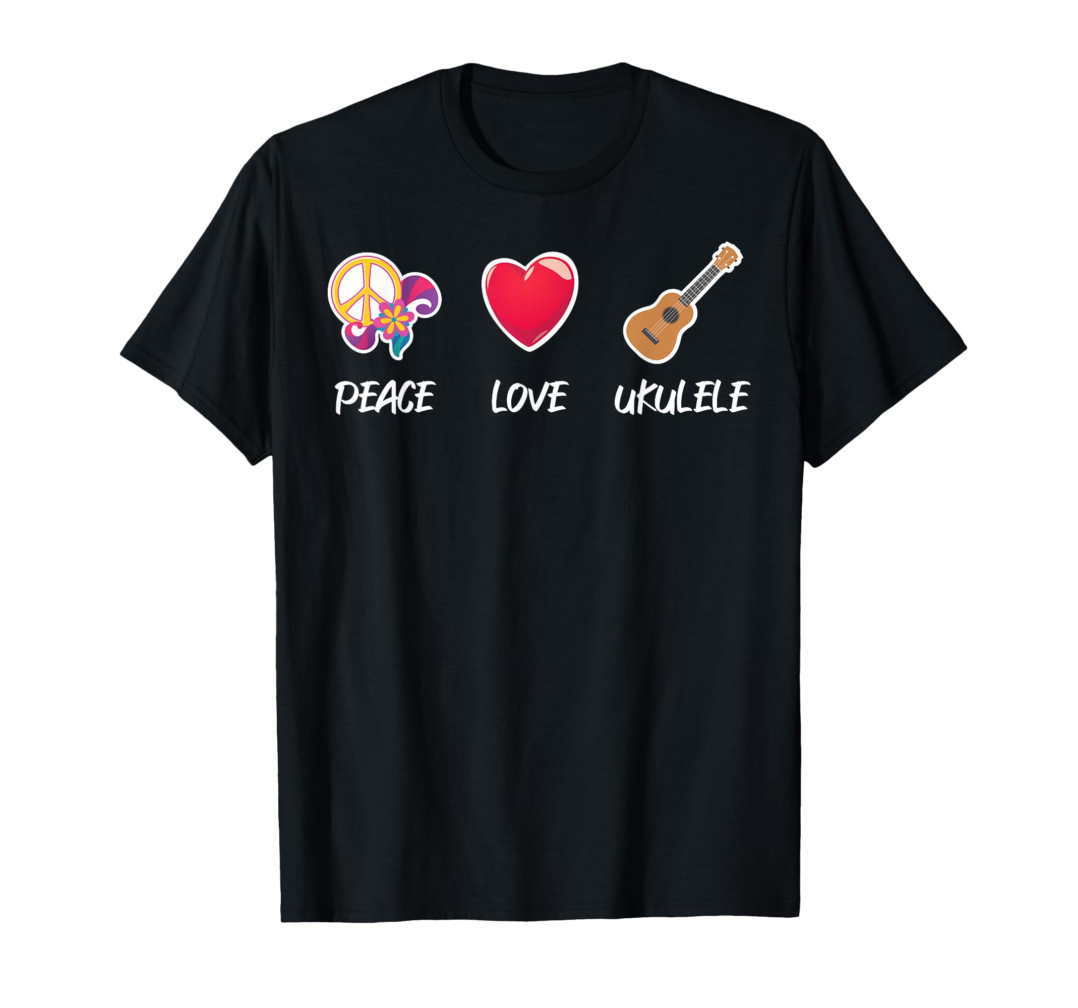 Ukulele Musical Instrument Gift T-Shirt - Fun Novelty Design for Adults - T-Shirt, Sweatshirt, Hoodie
