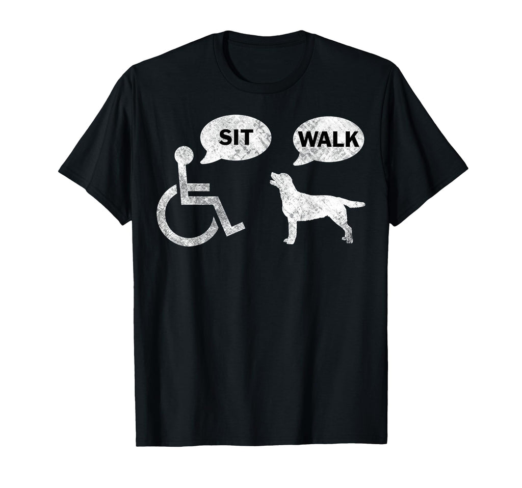 Wheelchair Funny Wheelchair Dog T-Shirt - Fun Novelty Design for Adults - T-Shirt, Sweatshirt, Hoodie