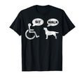 Wheelchair Funny Wheelchair Dog T-Shirt - Fun Novelty Design for Adults - T-Shirt, Sweatshirt, Hoodie
