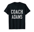 Coach Adams Custom Football Soccer T-Shirt - Custom Art Print for Adults - T-Shirt, Sweatshirt, Hoodie