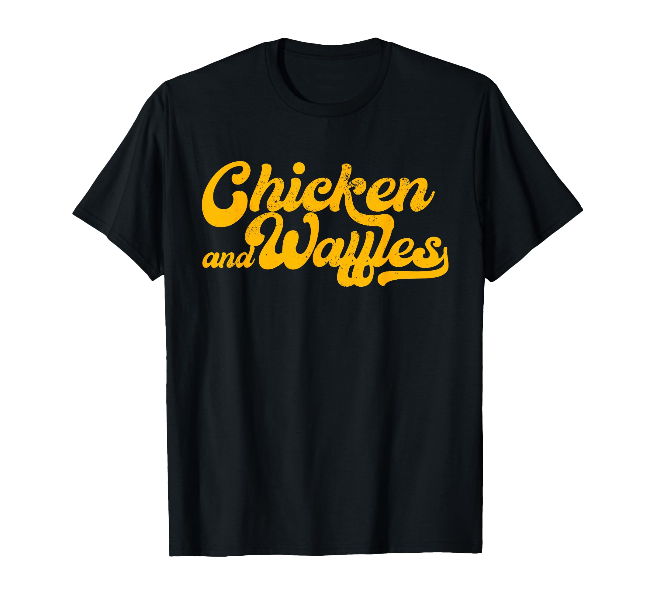 Chicken Waffles Funny Baseball Foodie T-Shirt - Graphic Print for Adults - T-Shirt, Sweatshirt, Hoodie