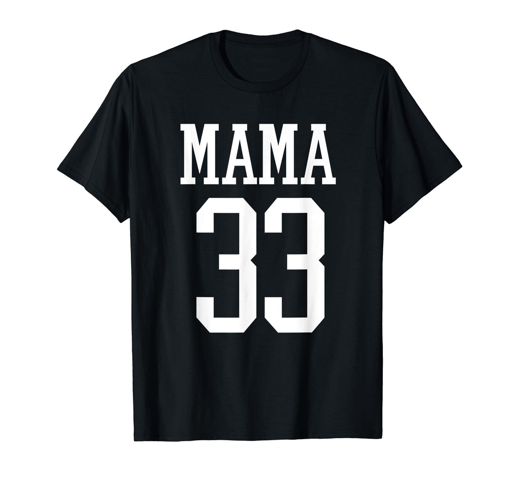 Number 33 Mama Biggest Fan Spirit T-Shirt - Aesthetic Graphic Men Women - T-Shirt, Sweatshirt, Hoodie
