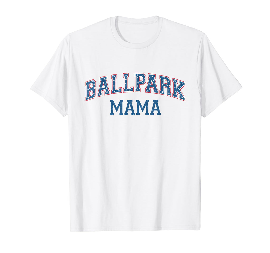 Ballpark Mama Funny Baseball Softball T-Shirt - Unique Graphic for Adults - T-Shirt, Sweatshirt, Hoodie