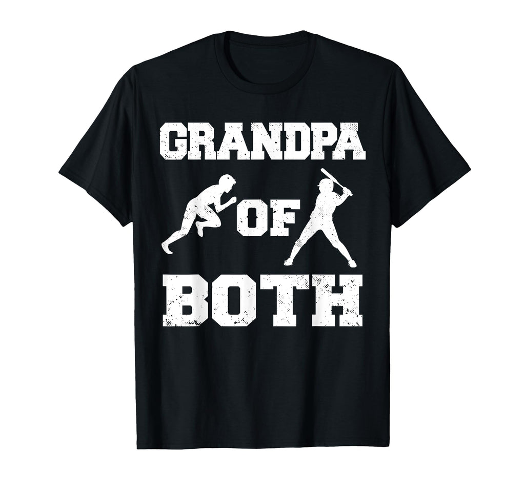 Grandpa Both Funny Baseball And T-Shirt - Custom Art Print for Adults - T-Shirt, Sweatshirt, Hoodie