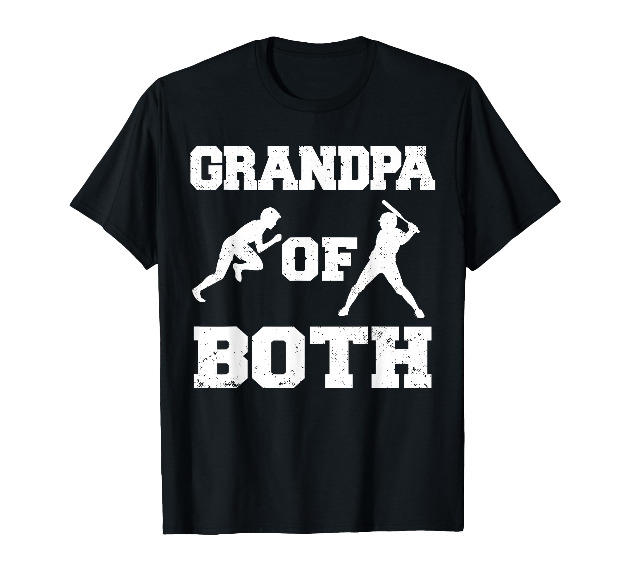 Grandpa Both Funny Baseball And T-Shirt - Custom Art Print for Adults - T-Shirt, Sweatshirt, Hoodie