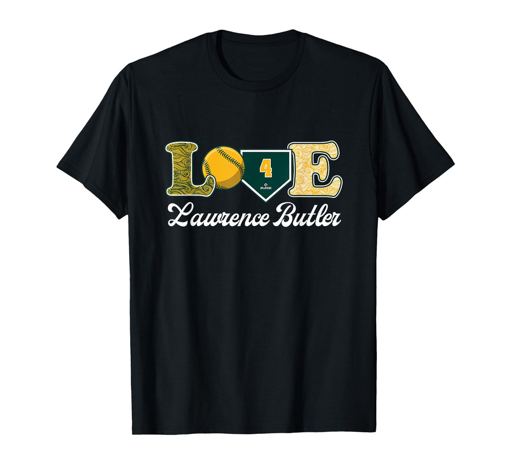 Love Lawrence Butler Oakland Baseball T-Shirt - Unique Graphic for Adults - T-Shirt, Sweatshirt, Hoodie