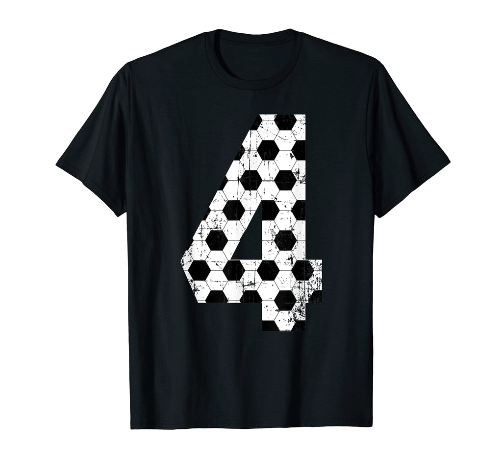 Soccer 4 Jersey Number T-Shirt - Trendy Graphic Unisex - T-Shirt, Sweatshirt, Hoodie