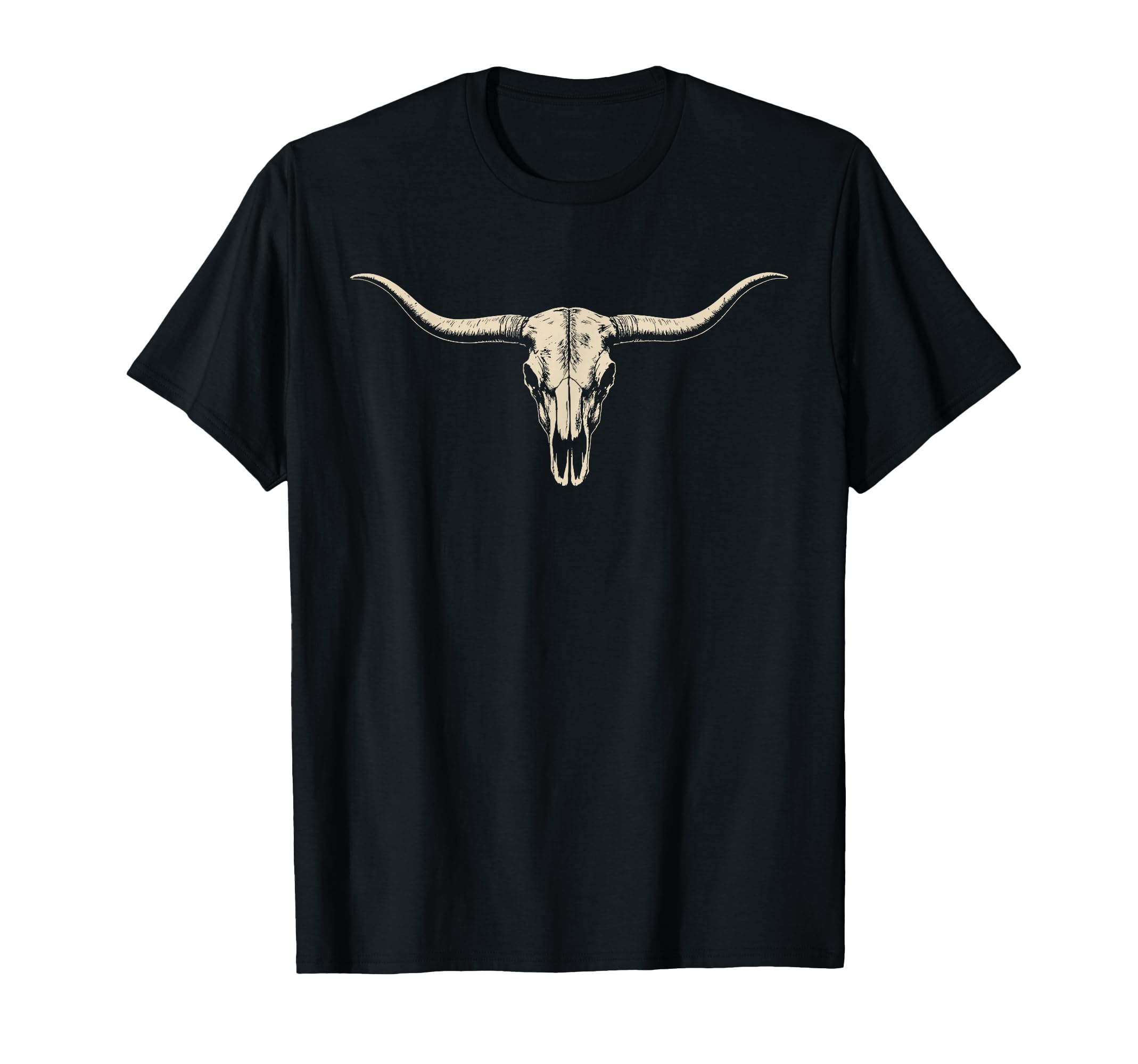 Cow Skull Cowgirl Cowboy T-Shirt - Casual Everyday Wear for Adults - T-Shirt, Sweatshirt, Hoodie