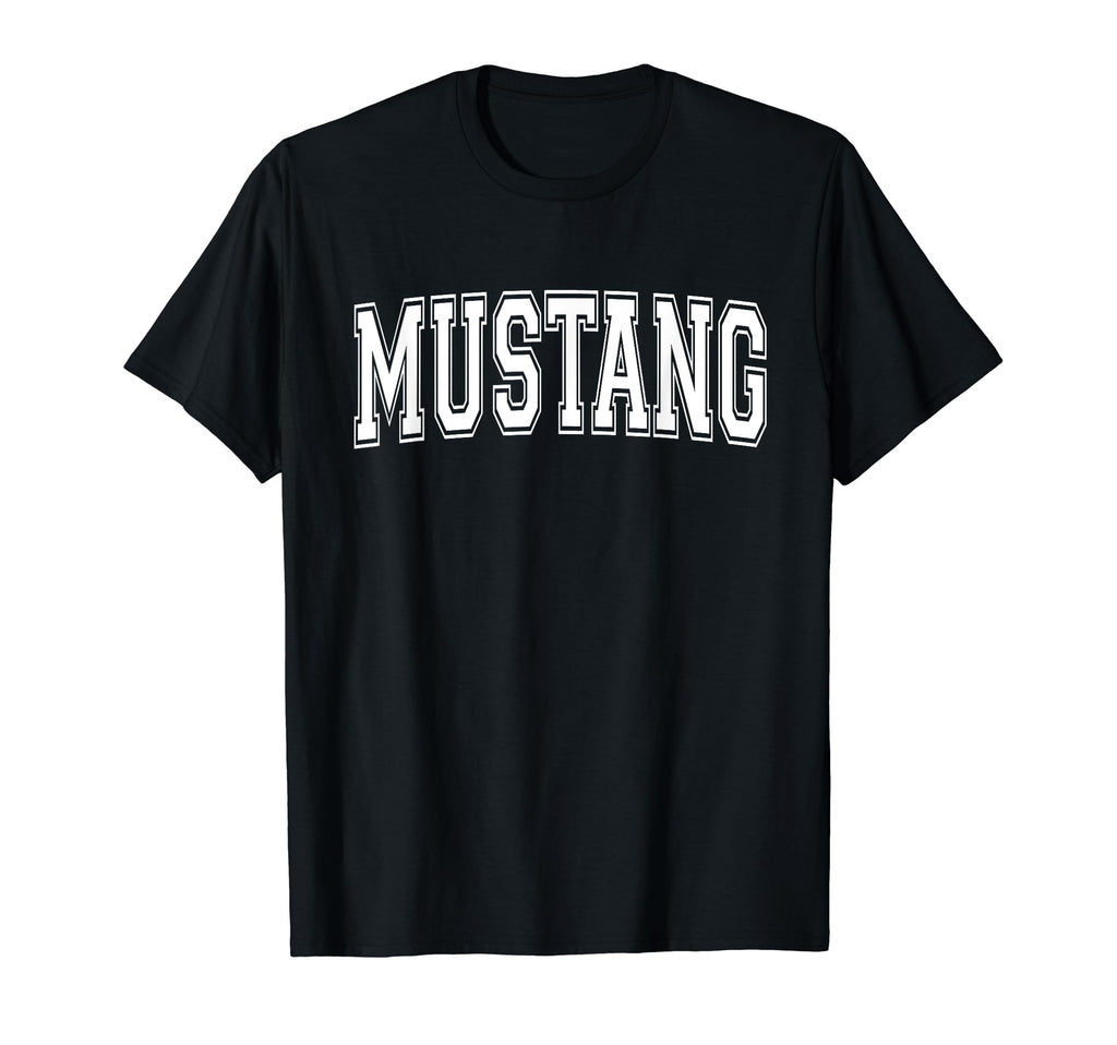 Mustang Ok Oklahoma Usa Sports Varsity T-Shirt - Novelty Apparel Unisex - T-Shirt, Sweatshirt, Hoodie