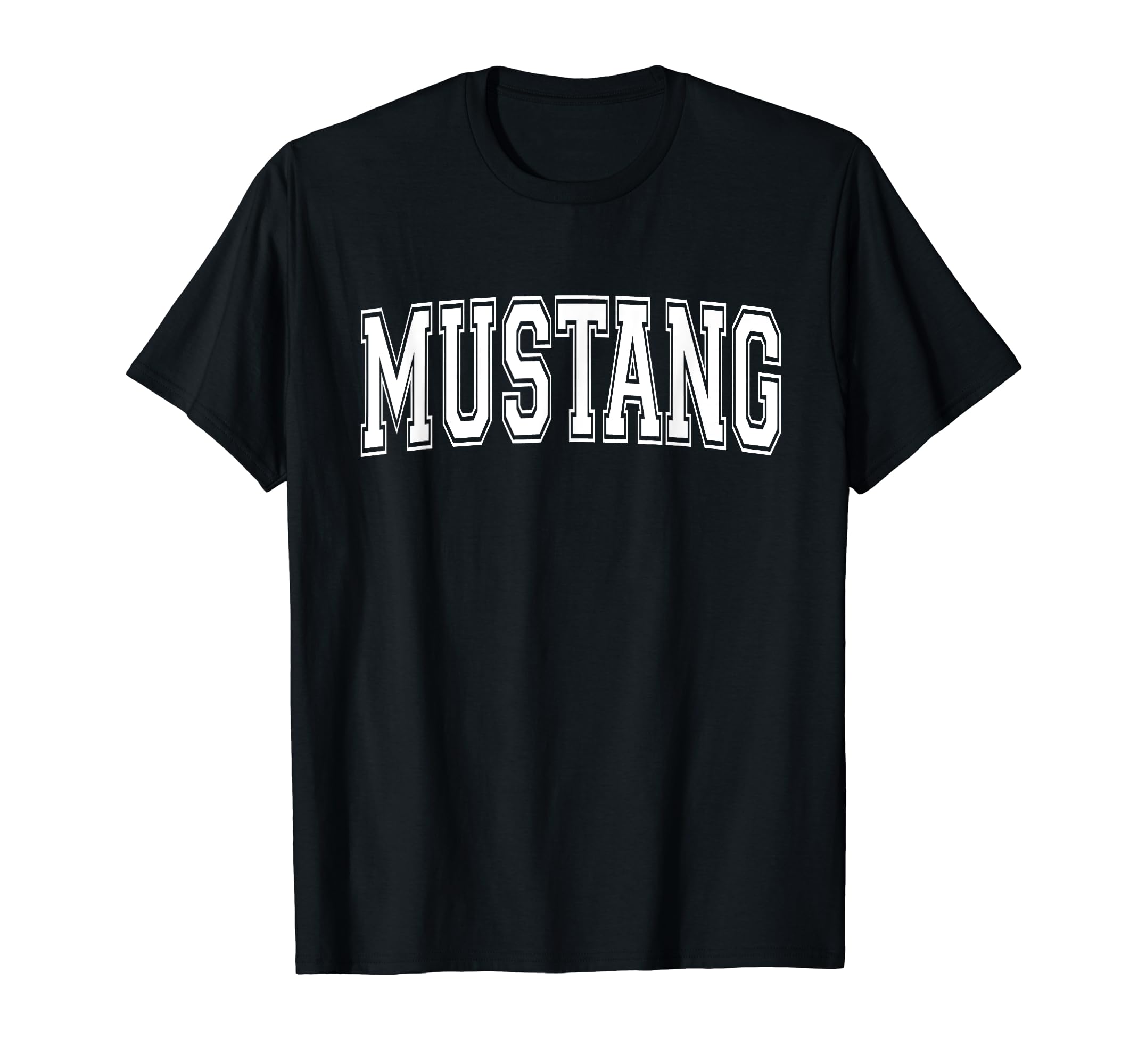 Mustang Ok Oklahoma Usa Sports Varsity T-Shirt - Novelty Apparel Unisex - T-Shirt, Sweatshirt, Hoodie
