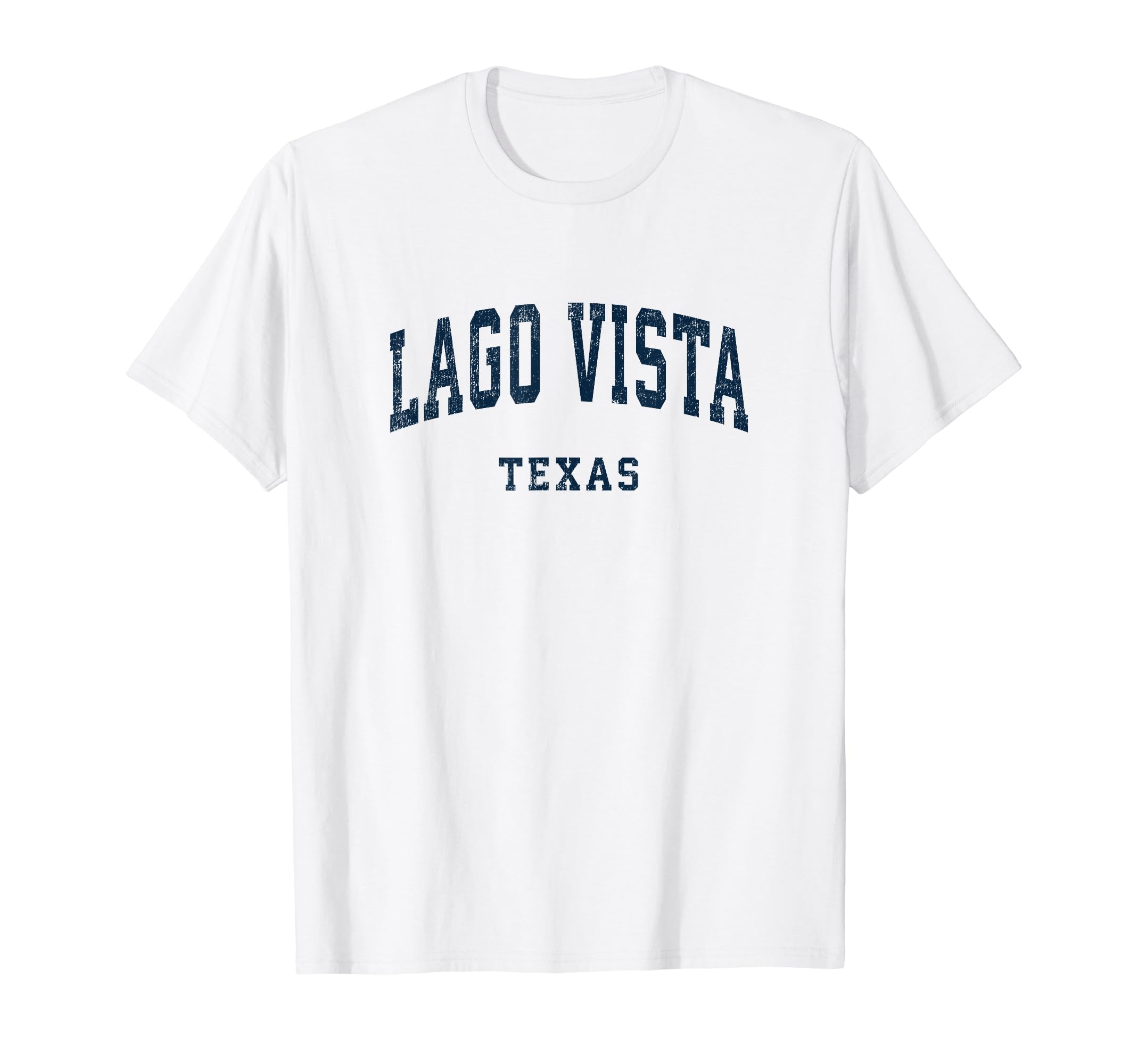 Lago Vista Texas Tx Athletic Sports T-Shirt - Fun Novelty Design for Adults - T-Shirt, Sweatshirt, Hoodie