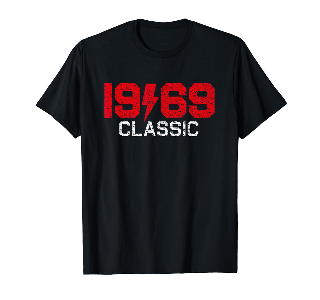 1969 Rock 50Th Birthday Distressed T-Shirt - Casual Everyday Wear Unisex - T-Shirt, Sweatshirt, Hoodie