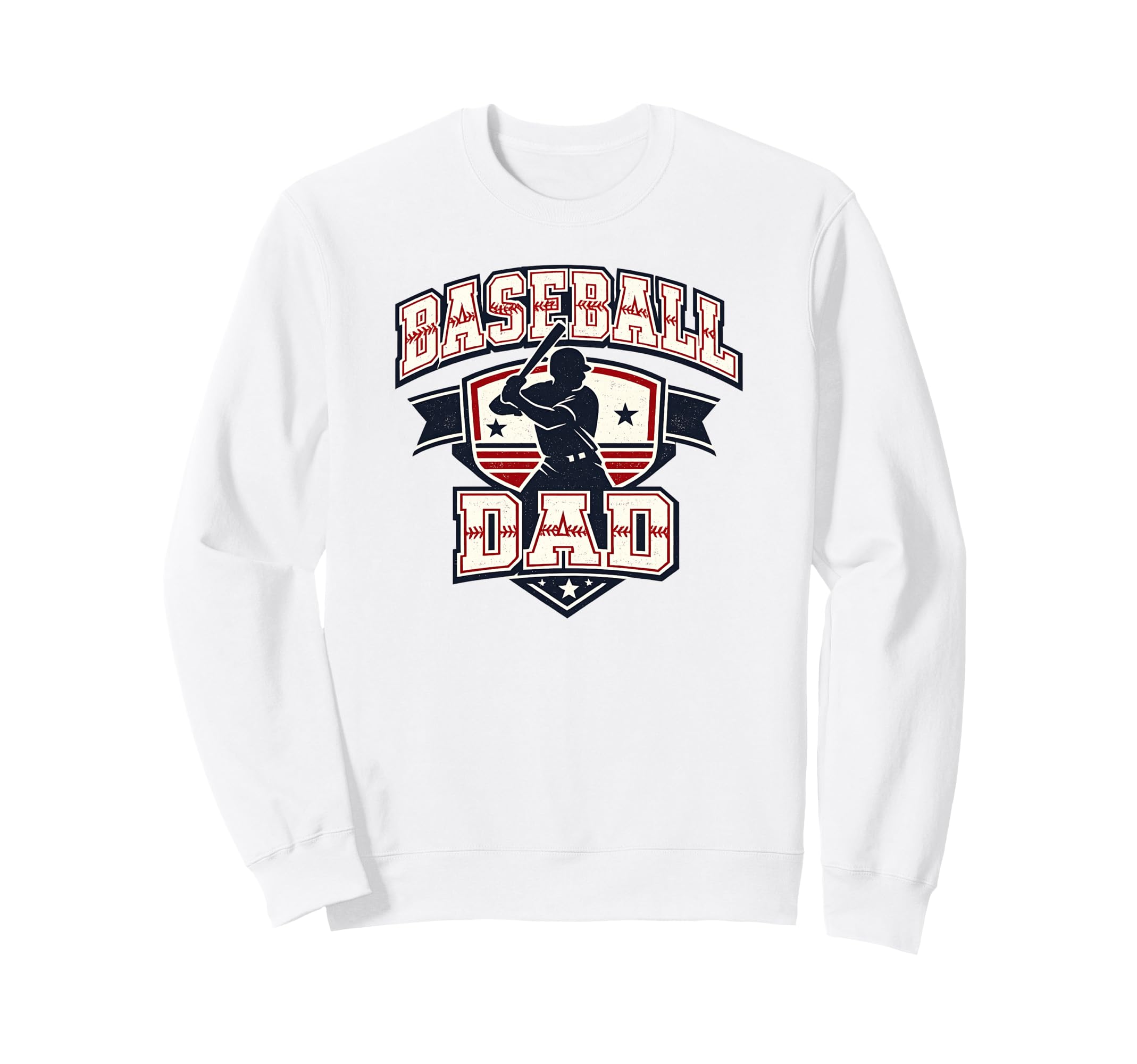 Baseball Dad Batter Silhouette Fan Sweatshirt - Custom Art Print Unisex - T-Shirt, Sweatshirt, Hoodie