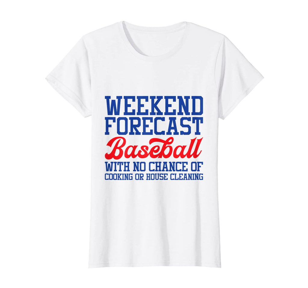 Womens Weekend Forecast Baseball T-Shirt - Trendy Graphic Unisex - T-Shirt, Sweatshirt, Hoodie