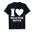 I Heart Skater I Love Skater Y2K Aesthetic T-Shirt - Unique Graphic Unisex - T-Shirt, Sweatshirt, Hoodie