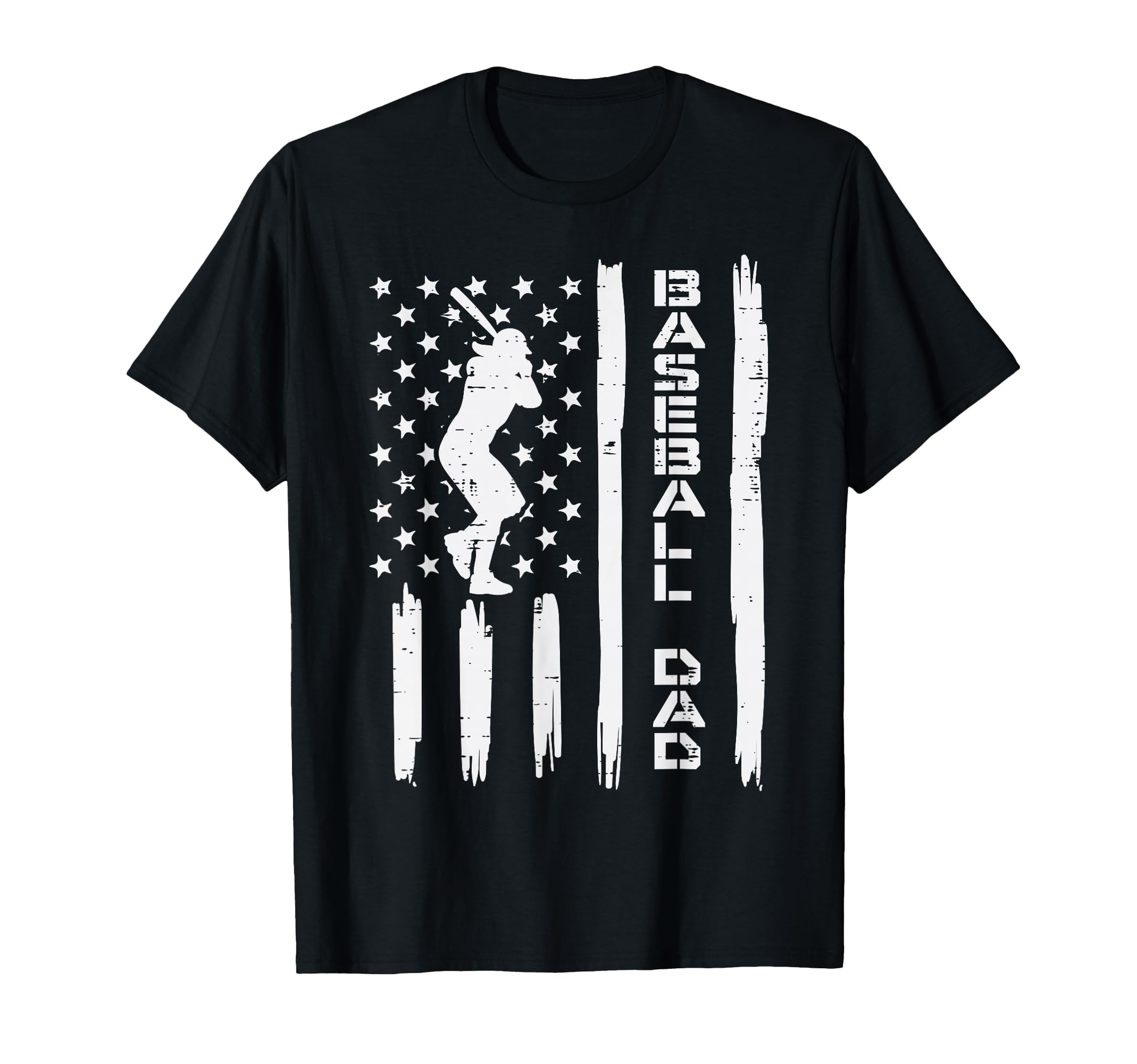 Us Flag Baseball Dad Patriotic Coach T-Shirt - Unique Graphic Unisex - T-Shirt, Sweatshirt, Hoodie