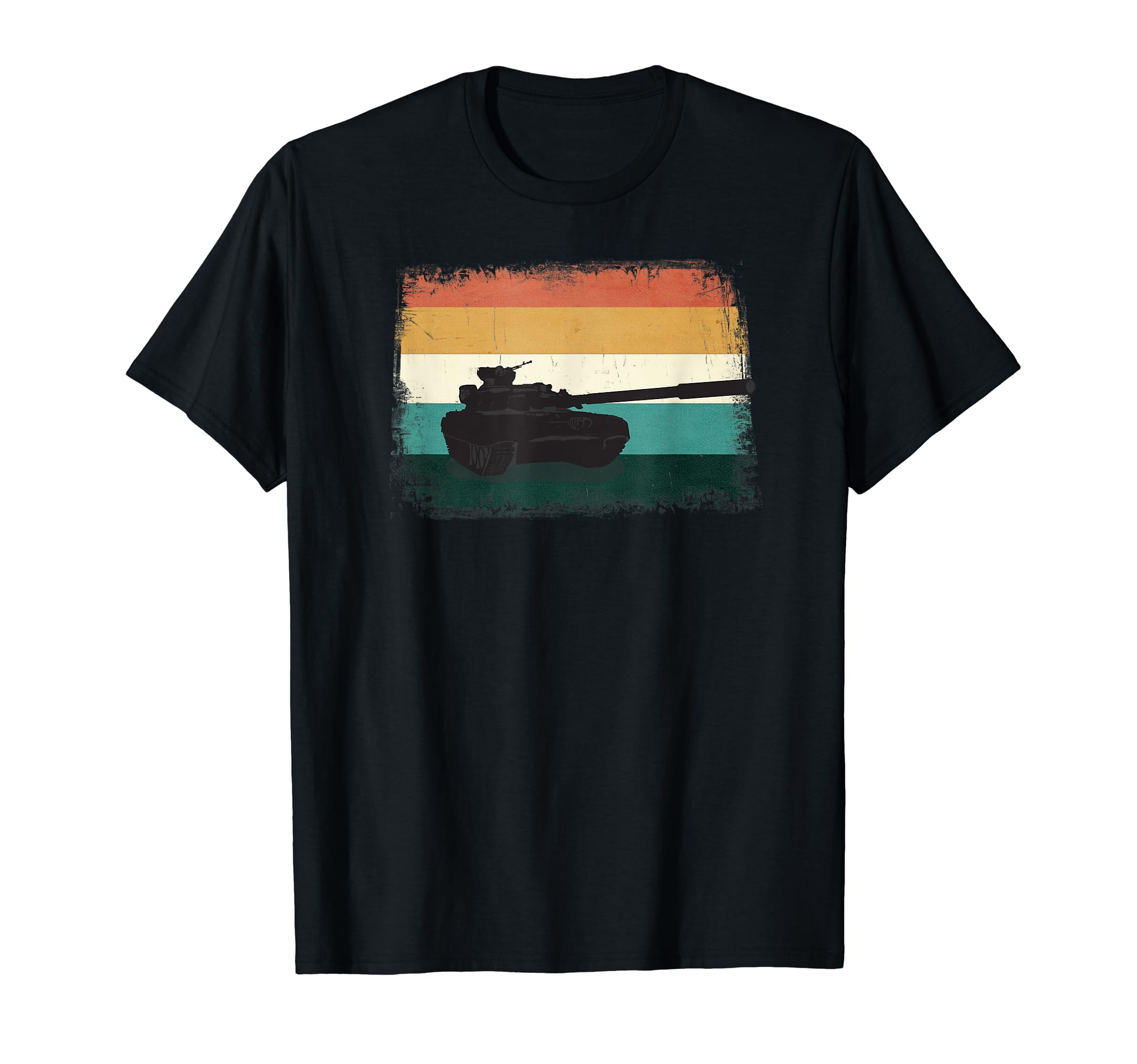Abrams M1 Sunset American Battle Tank T-Shirt - Novelty Apparel for Adults - T-Shirt, Sweatshirt, Hoodie