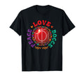 Peace Love Bocce Ball Player T-Shirt - Aesthetic Graphic Men Women - T-Shirt, Sweatshirt, Hoodie